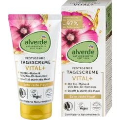 Alverde Vital Plus Mallow & Oil Complex Face Cream 50 ml for dry skin