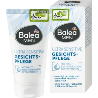 Balea MEN Ultra Sensitive Face Moisturizer, 50ml Balea MEN Ultra Sensitive Face Moisturizer 50ml tube front view