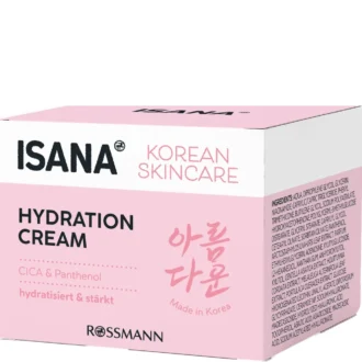 ISANA Korean Skincare Hydration Cream, 50ml ISANA Korean Skincare Hydration Cream K-beauty moisturizer front