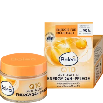 Balea Q10 Anti-Wrinkle Energy 24h Care Cream, 50ml Advanced Q10 Anti-Wrinkle Energy 24h Care for radiant skin