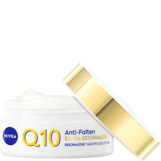 NIVEA Q10 Anti-Wrinkle Extra Rich Day Cream SPF 15 Tin