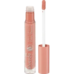alverde Lipgloss Vinyl Color Passion 10 front packaging, 4 ml, vegan, NaTrue-certified