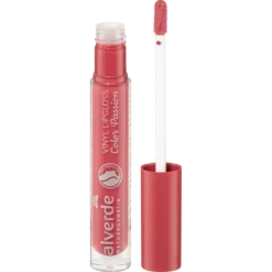alverde Lipgloss Vinyl Color Passion 30 front packaging, 4 ml, vegan, NaTrue-certified