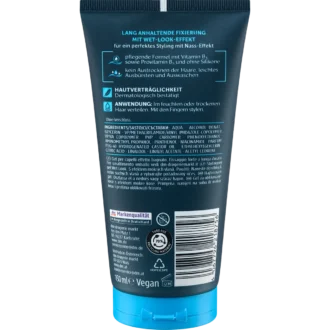 Balea Men wet look hair gel back packaging ingredients
