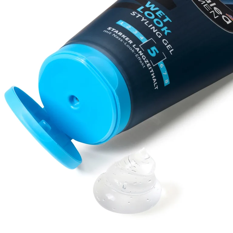 Balea Men Wet Look Styling Gel, 150 ml Balea Men wet look hair gel glossy texture detail