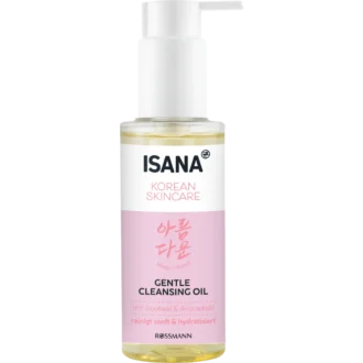 ISANA Korean Skincare Gentle Cleansing Oil, 100ml ISANA Korean Skincare Cleansing Oil bottle front