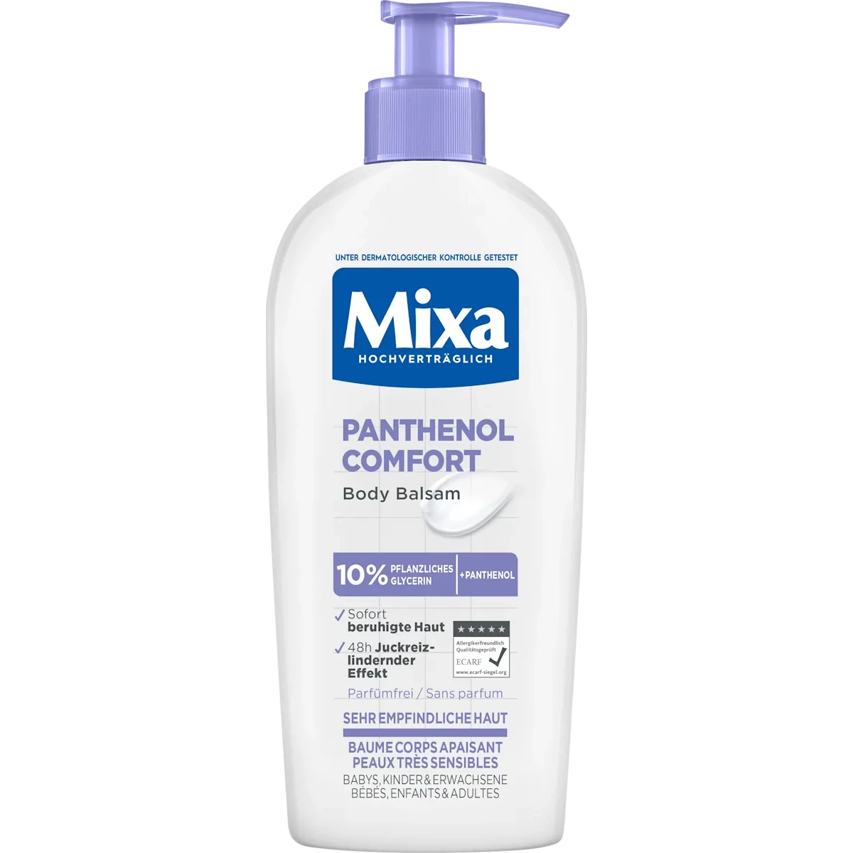Mixa Panthenol Comfort Body Balm, 250ml Mixa Panthenol Comfort Body Balm result