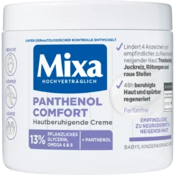 Mixa Panthenol Comfort Cream front view