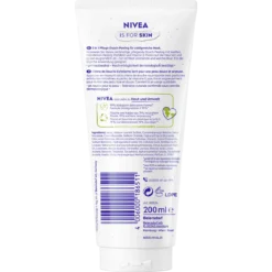 Nivea Cream Peeling Shower Gel, 200 ml NIVEA Creme Peeling Shower Scrub | back