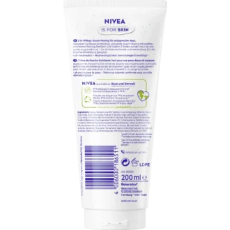NIVEA Creme Peeling Shower Scrub | back