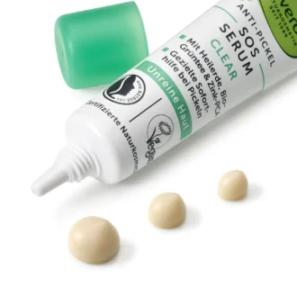 Texture of alverde Anti-Pimple SOS Serum with healing clay