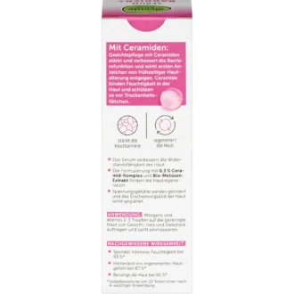 alverde Barrier Serum back packaging