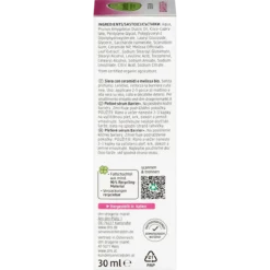 alverde Barrier Serum back packaging ingredients and details