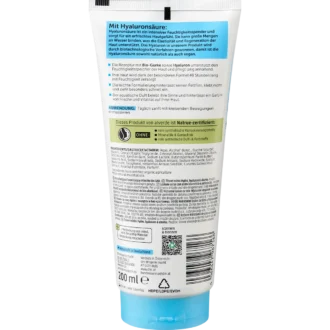 alverde Hydro Body Lotion back packaging ingredients and details