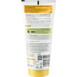 alverde Lemon Dream Body Lotion back packaging ingredients and details