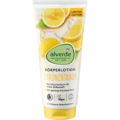 alverde NATURKOSMETIK Lemon Dream Body Lotion front packaging