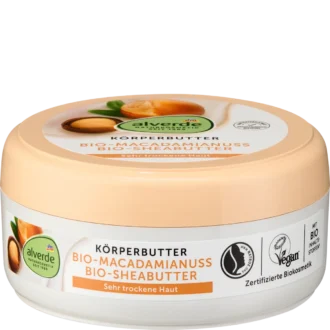 Alverde Body Butter Macadamia, 200ml alverde NATURKOSMETIK Macadamia Nut Body Butter 200 ml for rich care of dry skin