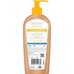 Mixa Bright & Bronze Gradual Tan Lotion, 250ml Mixa Bright Bronze body lotion ingredients and packaging back view