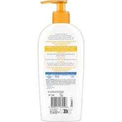 Mixa Niacinamide Bright body lotion ingredients and packaging back view