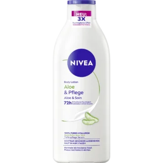 Nivea Aloe & Care 48h Body Lotion, 400ml NIVEA Aloe & Hydration Body Lotion 400 ml with hyaluronic acid and natural aloe vera for long-lasting moisture