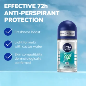 NIVEA MEN Cool Kick Fresh Antiperspirant Roll-On