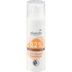 Alverde 3in1 Serum Foundation with 0.2 percent squalane and natural coverage