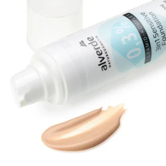 Texture of Alverde Sensitive Foundation with natural-looking finish
