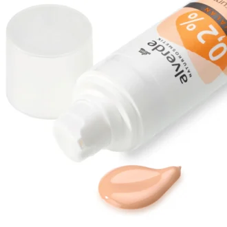 Texture of Alverde Serum Foundation with radiant natural finish