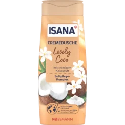 ISANA Lovely Coco cream shower with tropical coconut fragrance