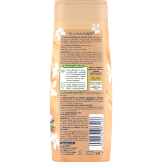 ISANA Lovely Coco cream shower packaging back view