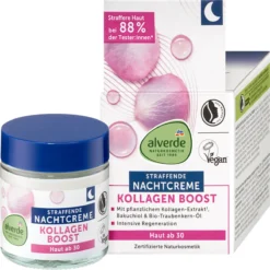 Alverde Collagen Boost Night Cream 50 ml front view
