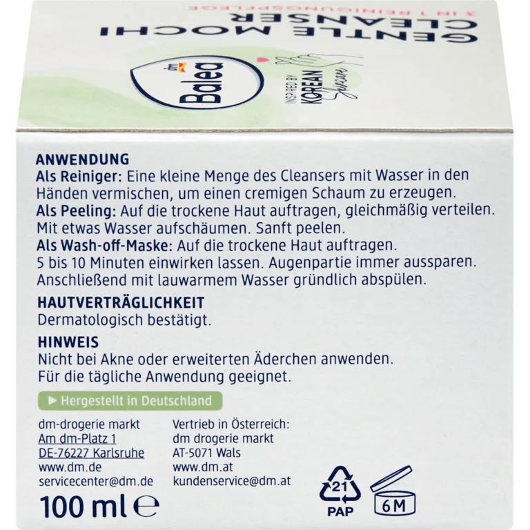Balea Gentle Mochi 3-in-1 Cleanser 100 ml - Image 2