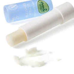 Alverde Sensitive Lip Balm 4.8 g fragrance-free natural lip care with organic jojoba and coconut oils - Detail
