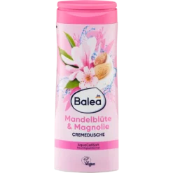 Balea Almond Blossom & Magnolia Cream Shower Gel 300 ml for gentle cleansing of sensitive skin