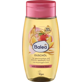 Balea Fruity Shower Oil, 250 ml Balea Fruity Shower Oil 250 ml with 70% oil for very dry skin