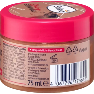 Balea Glow Wax, 75 ml – back packaging with product information