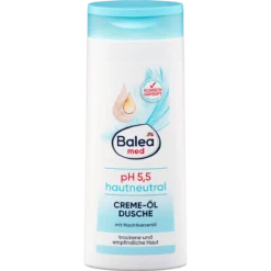 Balea med pH-Neutral Cream-Oil Shower Gel 300 ml front view