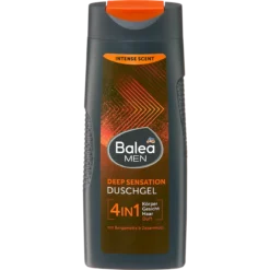 Balea MEN Deep Sensation 4-in-1 Shower Gel 300 ml with cedar extract and bergamot oil