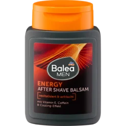Balea MEN Energy After Shave Balm 100 ml with caffeine and vitamin E for cooling post-shave care