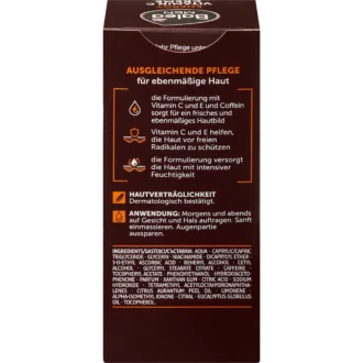 Back of Balea MEN Energy Vitamin C Face Cream 75 ml showing ingredients and product information