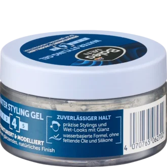 Balea MEN Water Styling Gel, 100 ml – back packaging with product information