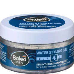 Balea MEN Water Styling Gel with medium hold, 100 ml – front view