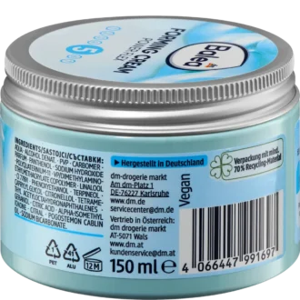 Balea Power Flex Styling Cream, 150 ml – back packaging view