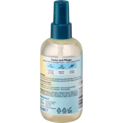 Balea Sea Salt Care & Define Spray back with ingredients and directions