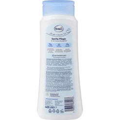 Balea Sensitive Body Balm, 400 ml Back of Balea Sensitive Body Balm 400 ml showing ingredients and product information