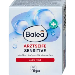 Balea Sensitive Doctor's Soap 100 g with shea butter and plant oils for frequent hand washing