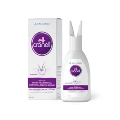Ell-Cranell 250 micrograms/ml Alfatradiol scalp solution 100 ml front packaging