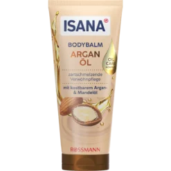ISANA Argan Oil Body Balm 200 ml with almond oil and shea butter for very dry skin