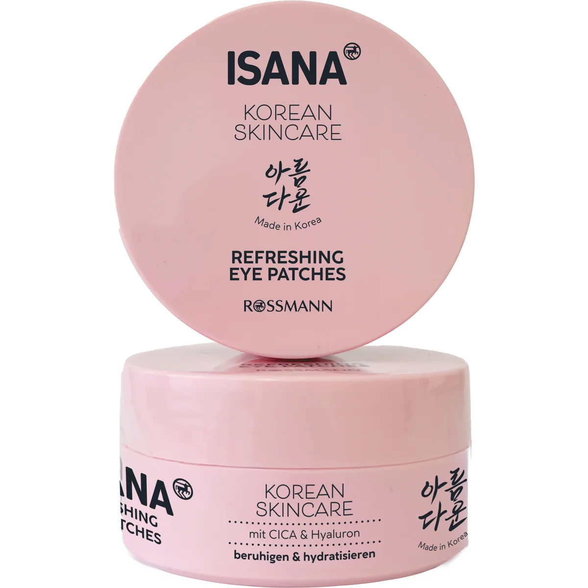ISANA Korean Skincare Refreshing Eye Patches, 60 pcs ISANA Korean Skincare Refreshing Eye Patches 60 pcs with CICA and hyaluronic acid