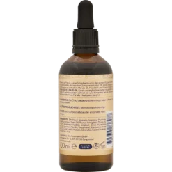 ISANA Moments of Marula Multi-Purpose Oil, 100 ml Back of ISANA Moments of Marula Multi-Purpose Oil 100 ml showing ingredients and product information